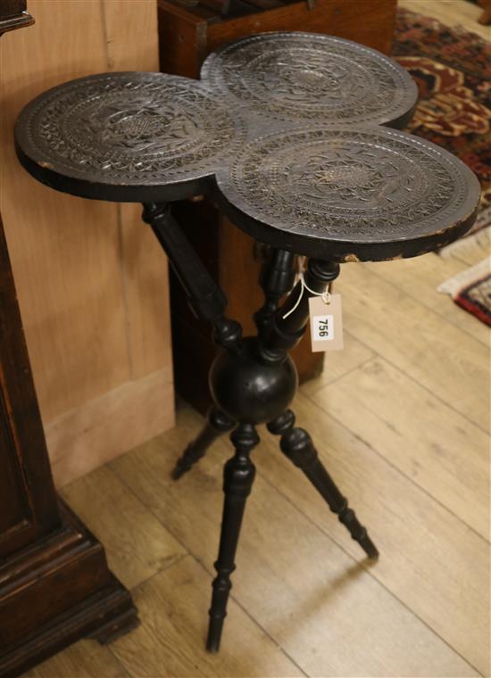 A bobbin support gypsy table W.50cm